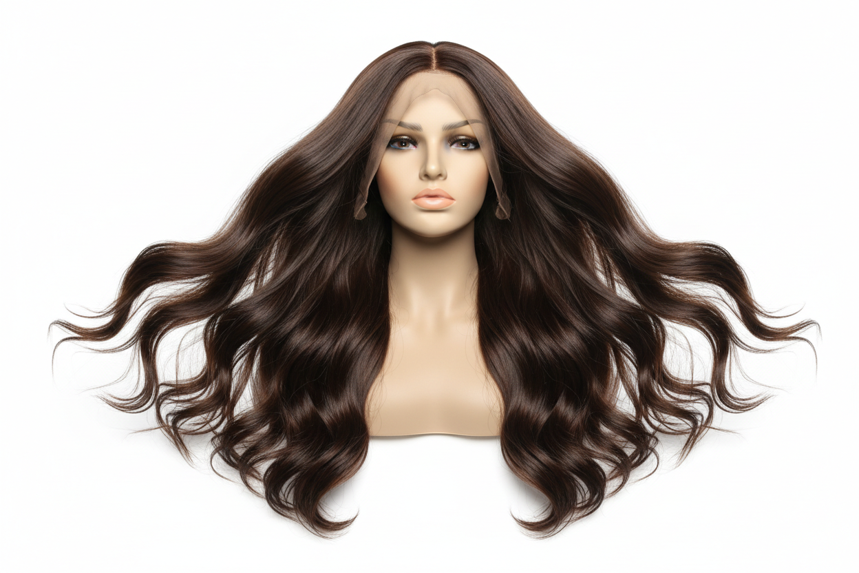 Long flowing wig product photo
